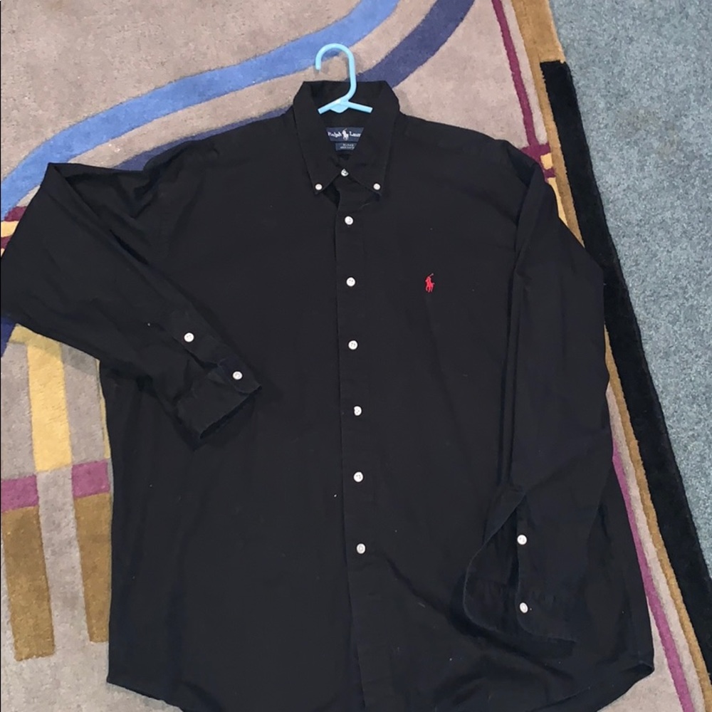 Black Ralph Lauren button down